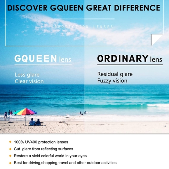 Square glitter Colorblock 😎 Sunglasses - Picture 7 of 8